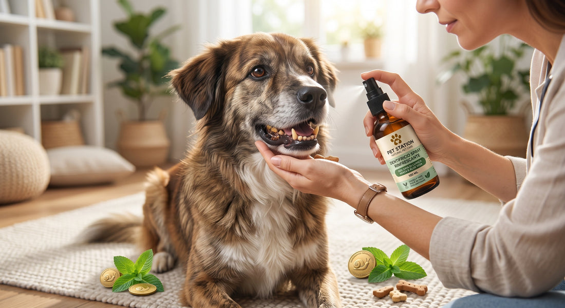 Come introdurre lo spray orale nella routine del tuo cane senza stress