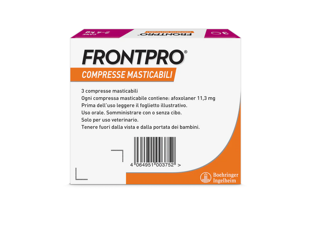 Frontpro 11 mg Compresse Masticabili per Cani 2-4 kg
