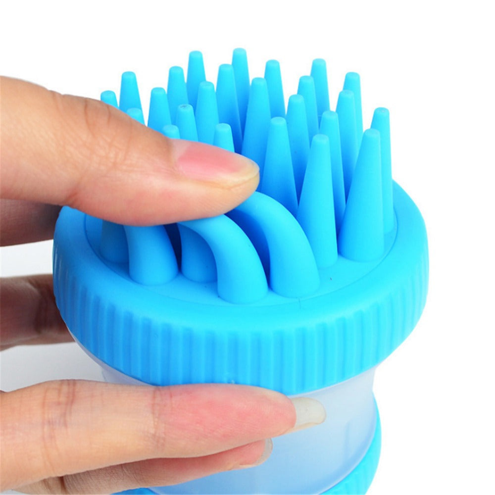 Spazzola cani e gatti con dispenser