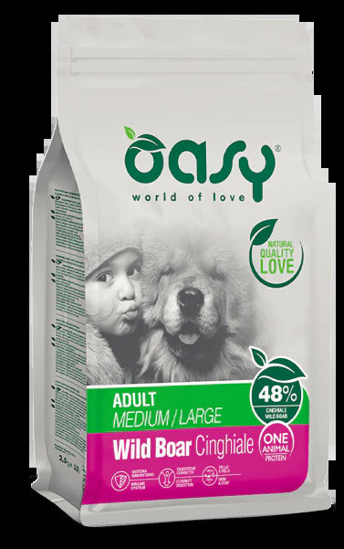 Oasy One Animal Protein – Adult Medium/Large al Cinghiale
