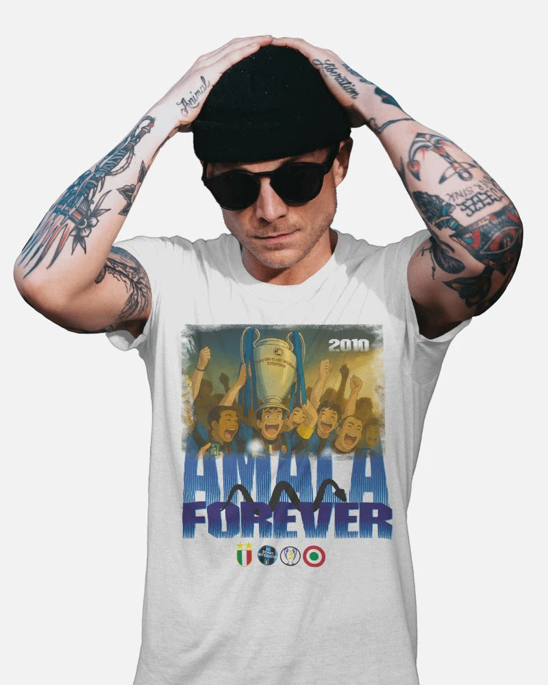 t-shirt amala forever - unisex bianca