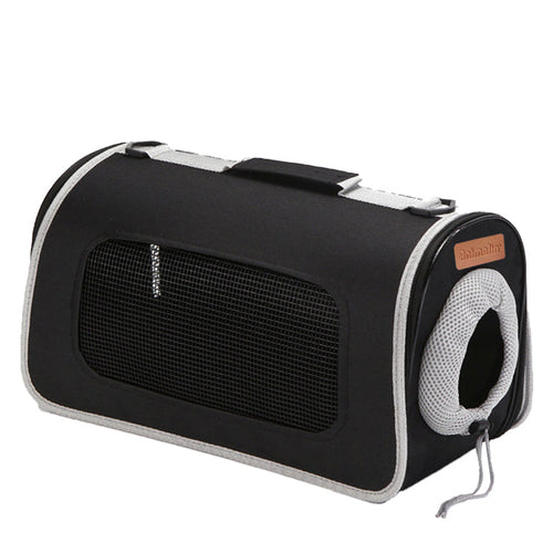 Borsa Trasportino Semirigida Voyage leggera con rete traspirante per gatti e piccoli cani, disponibile in rosa, nero e turchese.