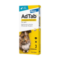 AdTab 48 mg per Gatti chewable tablets for flea and parasite control in cats 2-8 kg