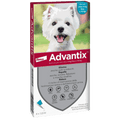 Advantix Spot On antiparassitario per cani 4-10 kg con 4 pipette protezione contro pulci, zecche e zanzare