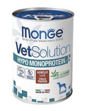 Monge VetSolution Hypo Monoprotein Agnello 400 gr Lattina Cani - Alimento dietetico per cani, agnello come unica fonte proteica.