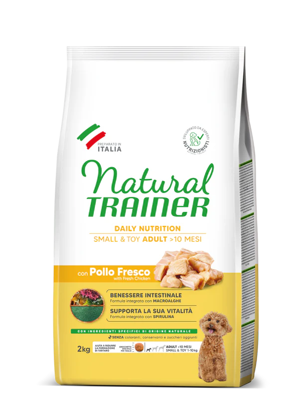 Natural Trainer Daily Nutrition Small & Toy Adult Pollo Fresco