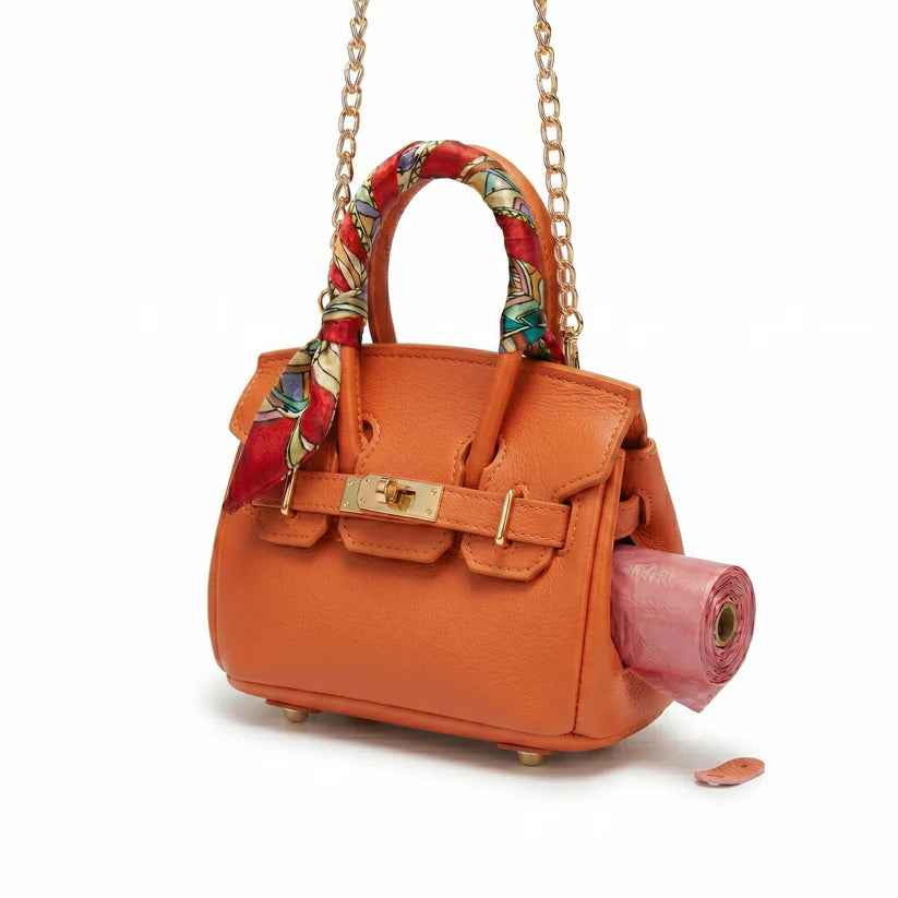 Mini Bag Porta-Sacchetti - Arancione