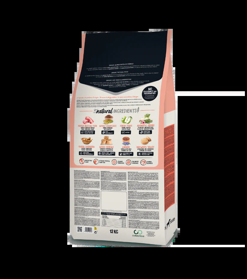 Ownat Classic Monoproteico Maiale Iberico – Crocchette per Cani Adulti