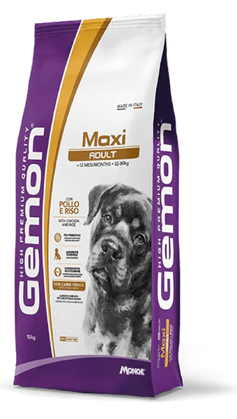 Gemon Maxi Adult con Pollo e Riso 15 kg
