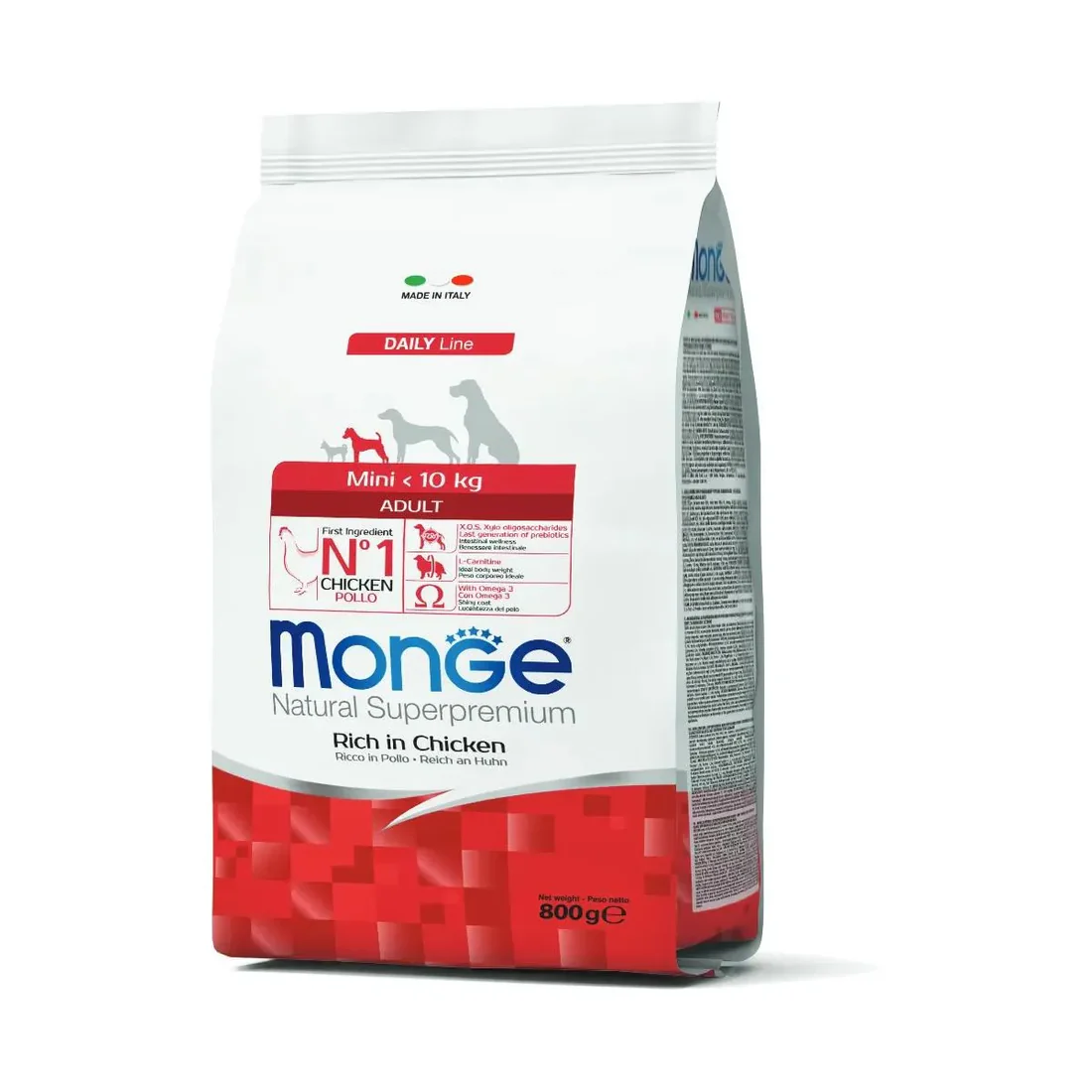 Monge Natural Superpremium Mini Adult Ricco in Pollo