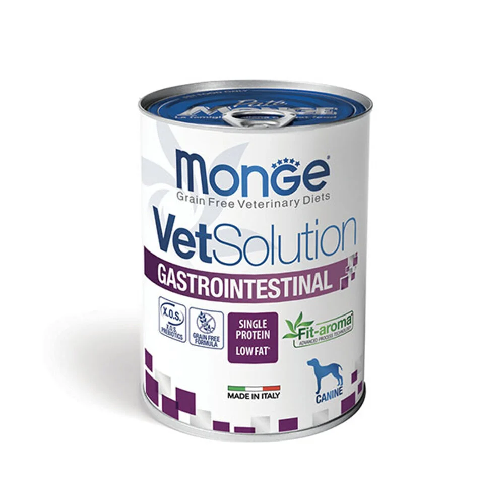 Monge VetSolution Gastrointestinal wet dog food 400g for digestive support