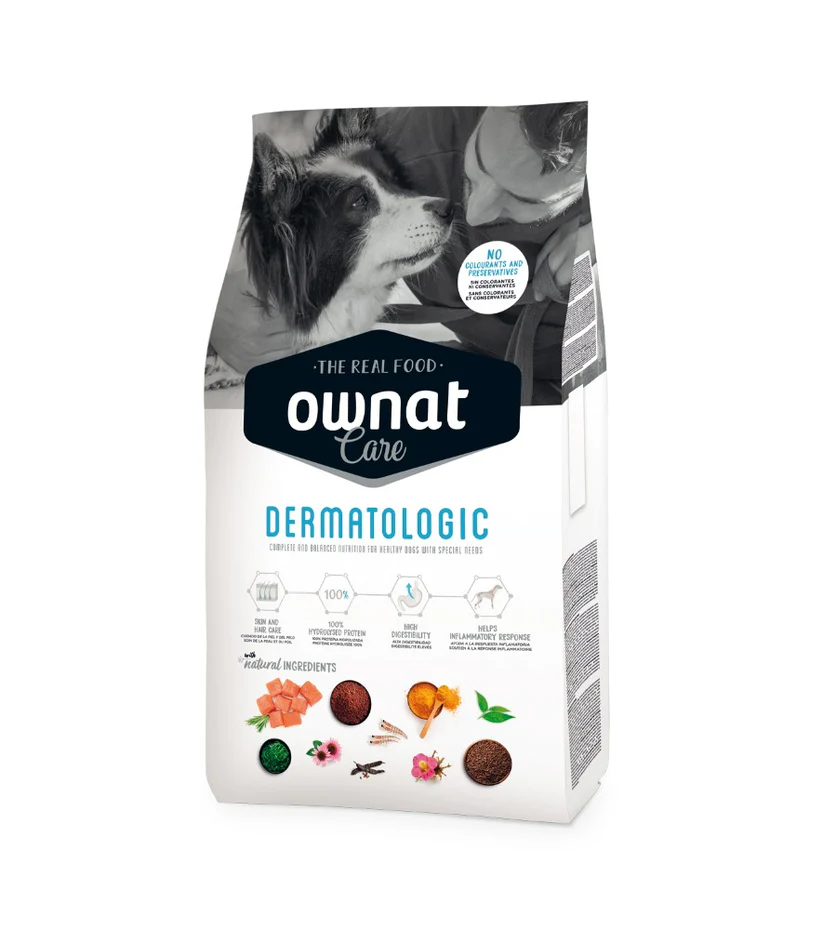 Confezione di crocchette Ownat Classic agnello e riso per cani con sensibilità digestive