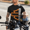 T-Shirt Harley Davidson Con Stampa Grande Logo Tagliato - unisex nera