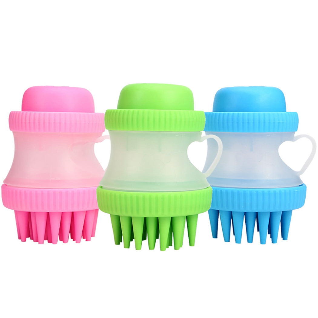 Spazzola cani e gatti con dispenser
